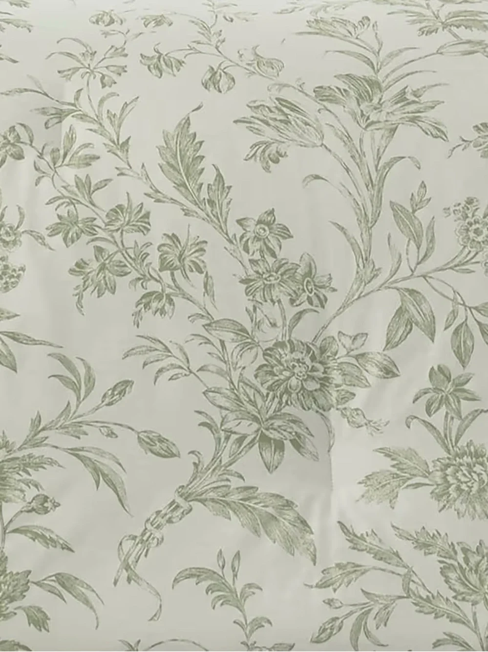 Laura Ashley Natalie Sage King Duvet Cover Set Reversible Cotton NWT
